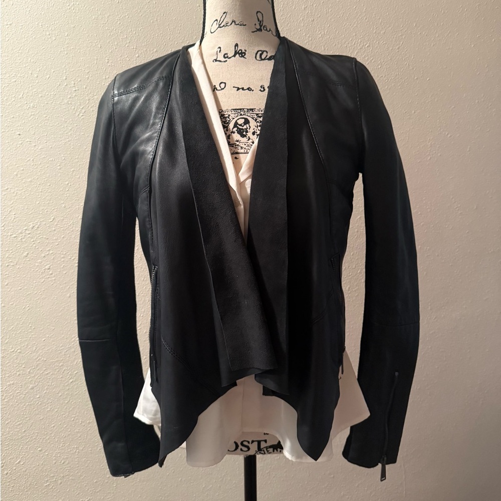 BCBGeneration Black Leather Jacket